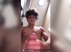 Charlie squats jerks cums