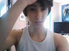 chatroulette Théo Dordogne 2016 young boy masturb and cum
