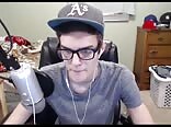 Chatting and jerking off with his college friends boys porn