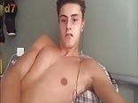Chatting with a girl from class gets him super horny boys porn