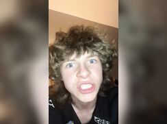 Cheeky boy teases us