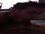 Choking on dick