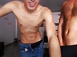 Christian Manco and Andres Claros on live gay porn cam 