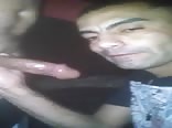 Chupando rola de coroa