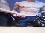 Claims He's Straight When Undressing Him But Hard At The End