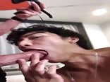 Cock Worship, Boys Porn Sucks Deep and Long, Luv Cock