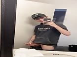 Collage boy porn wanking and cumming
