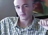 College boys porn shows his big dick and nice load of cum 
