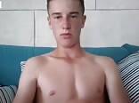 College boys porn strips and beats off in his dorm room