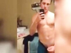 College student shows off for his GF