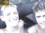 Concrete Breakwater Hand job Boys Porn