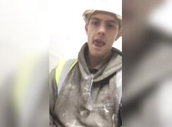 Construction Worker on his break 1