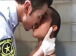 Cop takes advantage of twink porn whose been arrested 