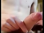 Cousin makes a close up jerking off and shooting his juice boys porn
