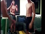 Crazy college lads sleepover party