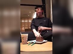 Cum in public...