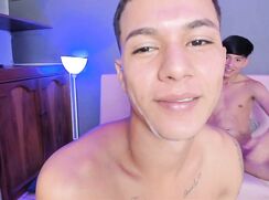 Cum in Rony face
