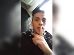 Cum in the bus