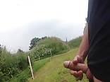 Cumming in the fields outside boys porn