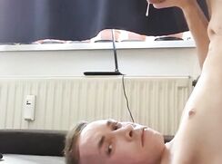 Cums on His Own Face