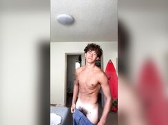 Curly Brodie Takes out his Dick