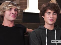 Curly hair and blond
