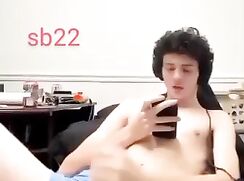 Curly Haired Boy Nuts with Headphones