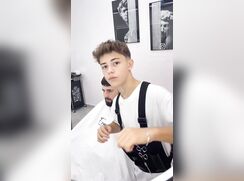 Cute barber