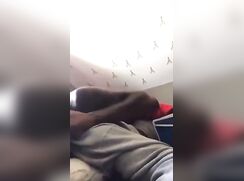 Cute black boy dry humping his friend and gets hard