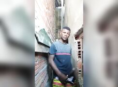 Cute Black Boy Jerking His Sexy Dick