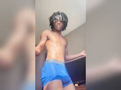 Cute black boy shows busy porn sexy