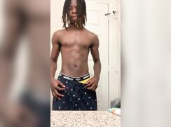 Cute black boy wants to show you his long black sexy dick