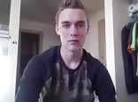 Cute blond jacks his big thick dick boys porn