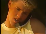 Cute blond vintage bareback
