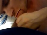Cute blonde amateur pleasing a fat cock - British slut REAL