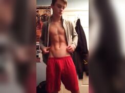 cute blonde from spain strip