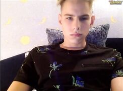 cute blonde guy another time wank