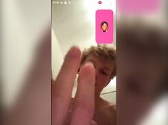 cute blonde two diferent snapchat to girl jo