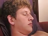 Cute boy in white briefs ass play and stroking 