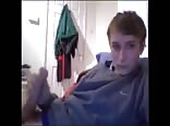 cute boy porn jacks his big stick