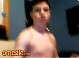 Cute boy wanks in bed