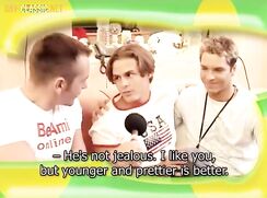 Cute Boys ❤️ kisses in secret