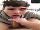Cute boys porn swallows partner's cum