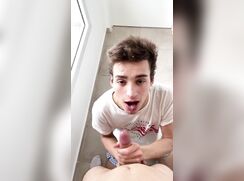 Cute Brazilian boy gets a facial