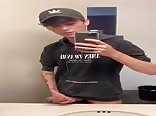 Cute Kid Huffs Through an Orgasm