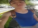Cute lad takes a walk boys porn