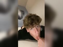 cute soccer player sami cumming on his face