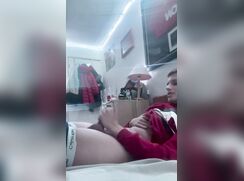 Cute teen jerkoff and cums