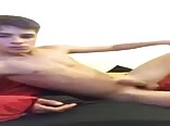 cute twink boy wank cock flop gay porn
