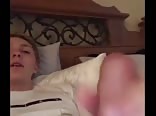 Cute twink edging and moaning